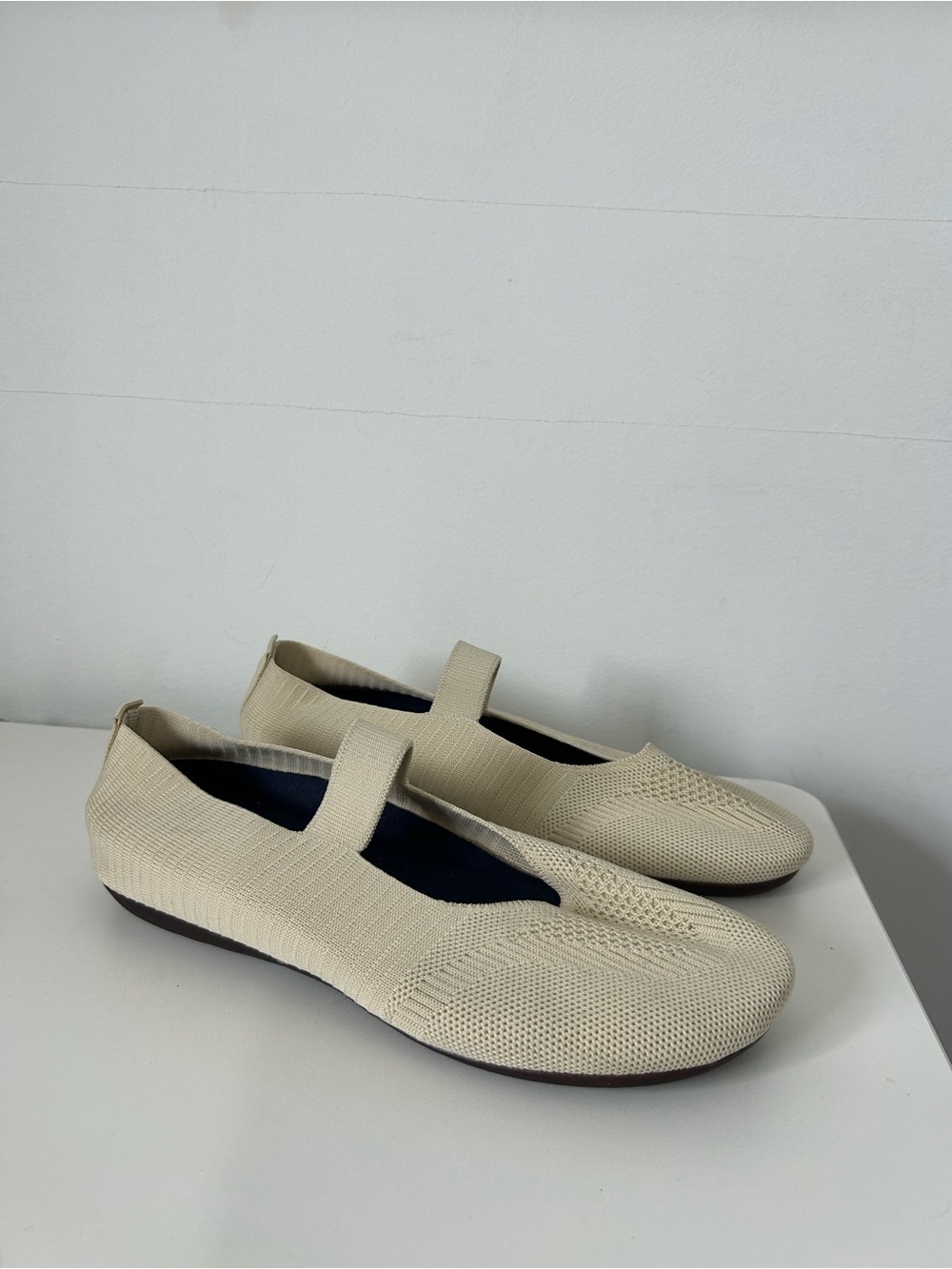 Sperry Knit Mary Jane Ballet Flats Topsider size 11 chic 90s preppy minimalist